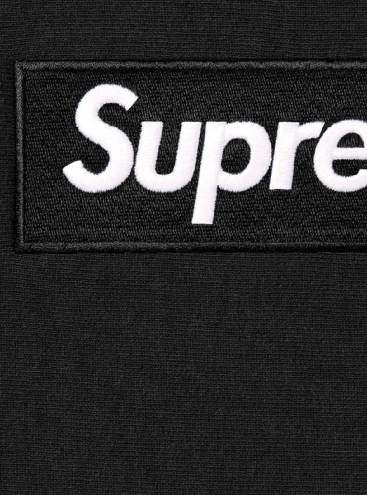 SUPREME BOX LOGO HOODED SWEATSHIRT BLACK (FW24)