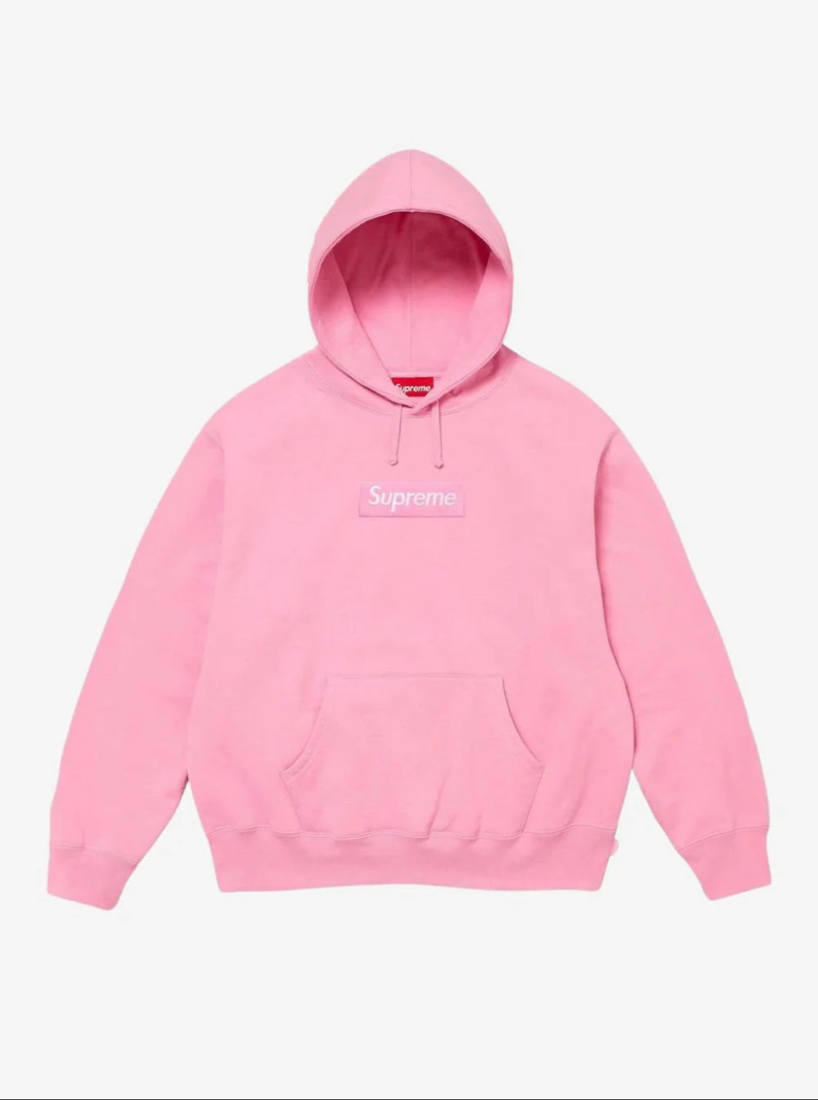 SUPREME BOX LOGO HOODED SWEATSHIRT DUSTY PINK (FW24)