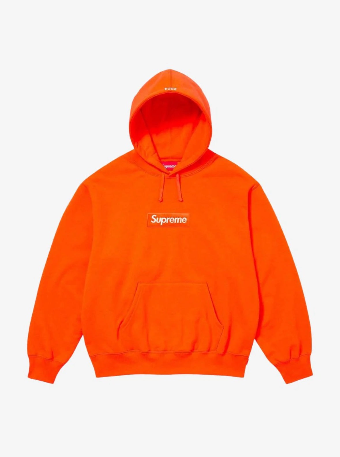 SUPREME BOX LOGO HOODED SWEATSHIRT DARK ORANGE (FW24)