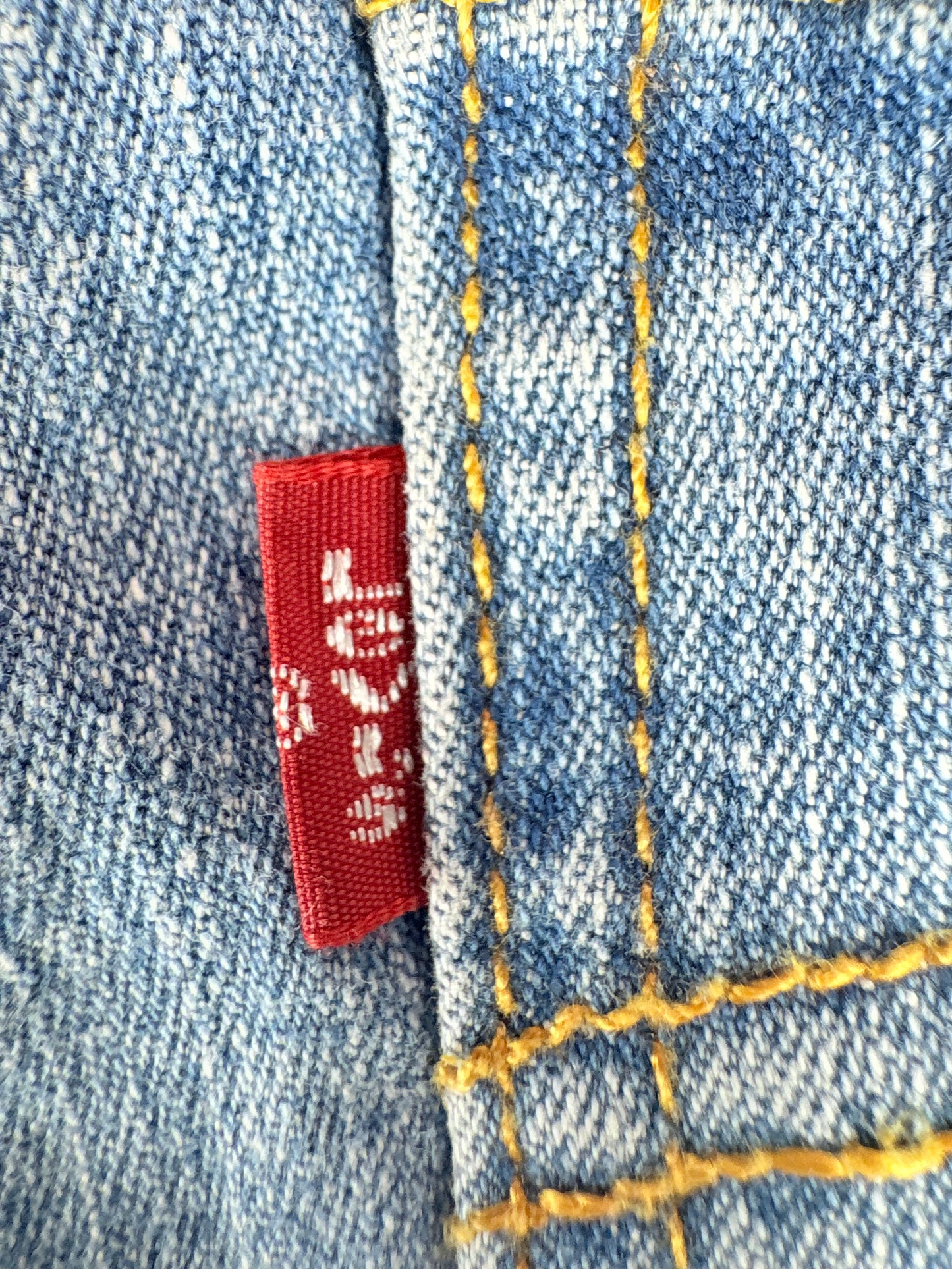 LEVI'S CLASSIC CAPRI JEANS DENIM CHIARO