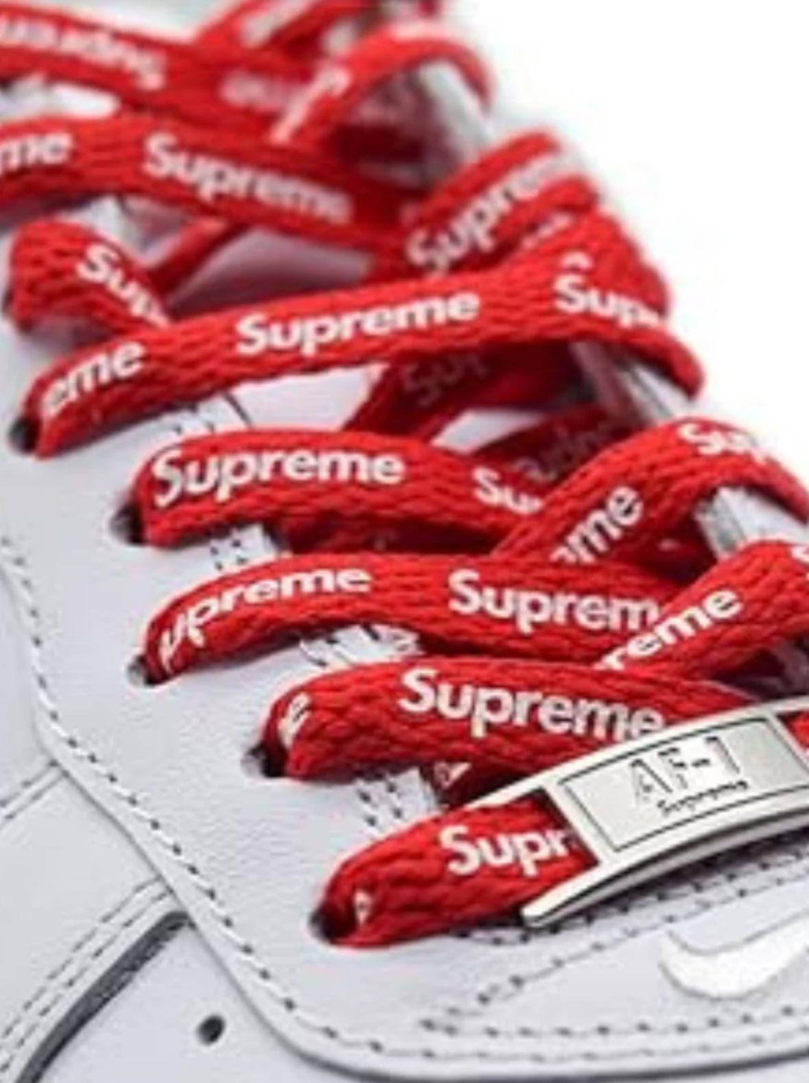 NIKE AIR FORCE 1 LOW SUPREME WHITE