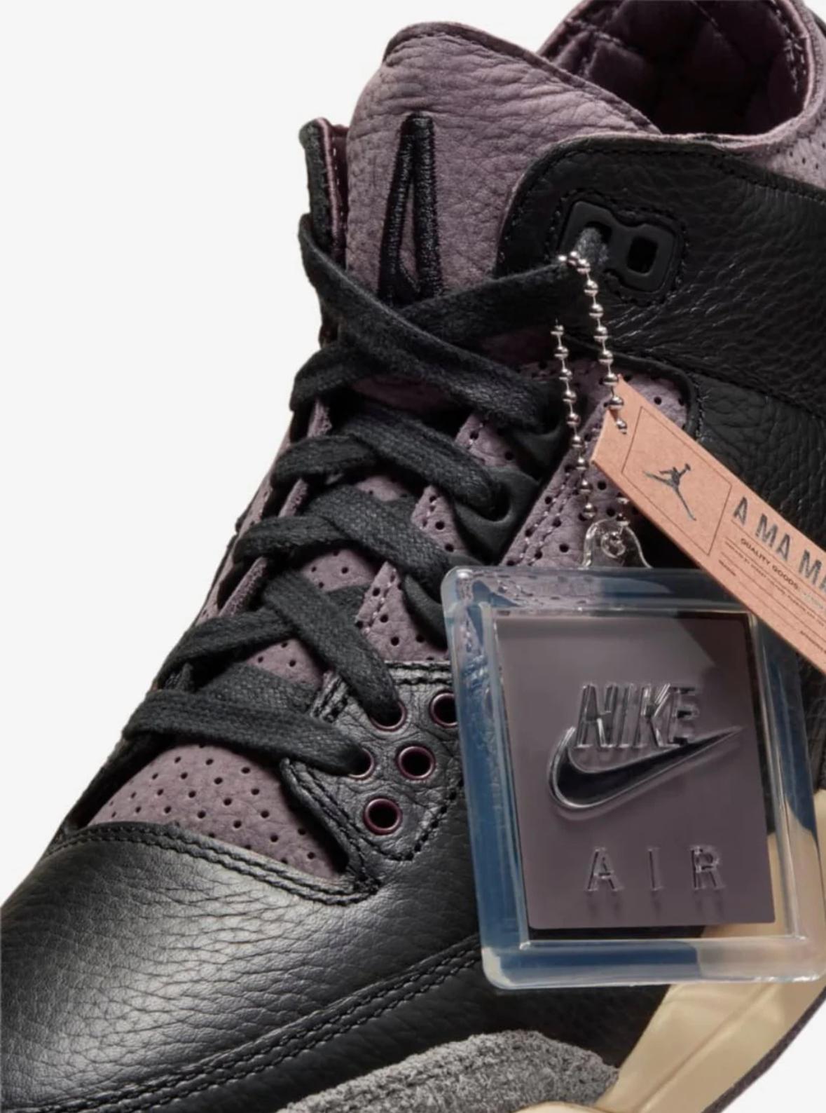 AIR JORDAN 3 RETRO OG SP A MA MANIERE BLACK VIOLET ORE