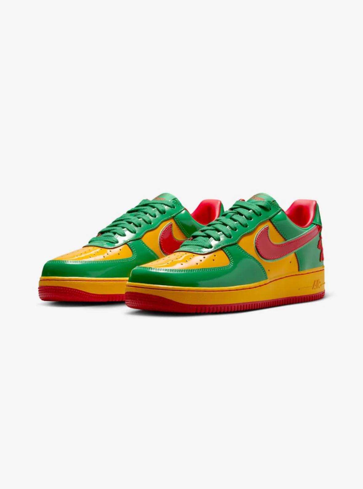 NIKE AIR FORCE 1 LOW LIL YACHTY CONCRETE BOYS LUCKY GREEN