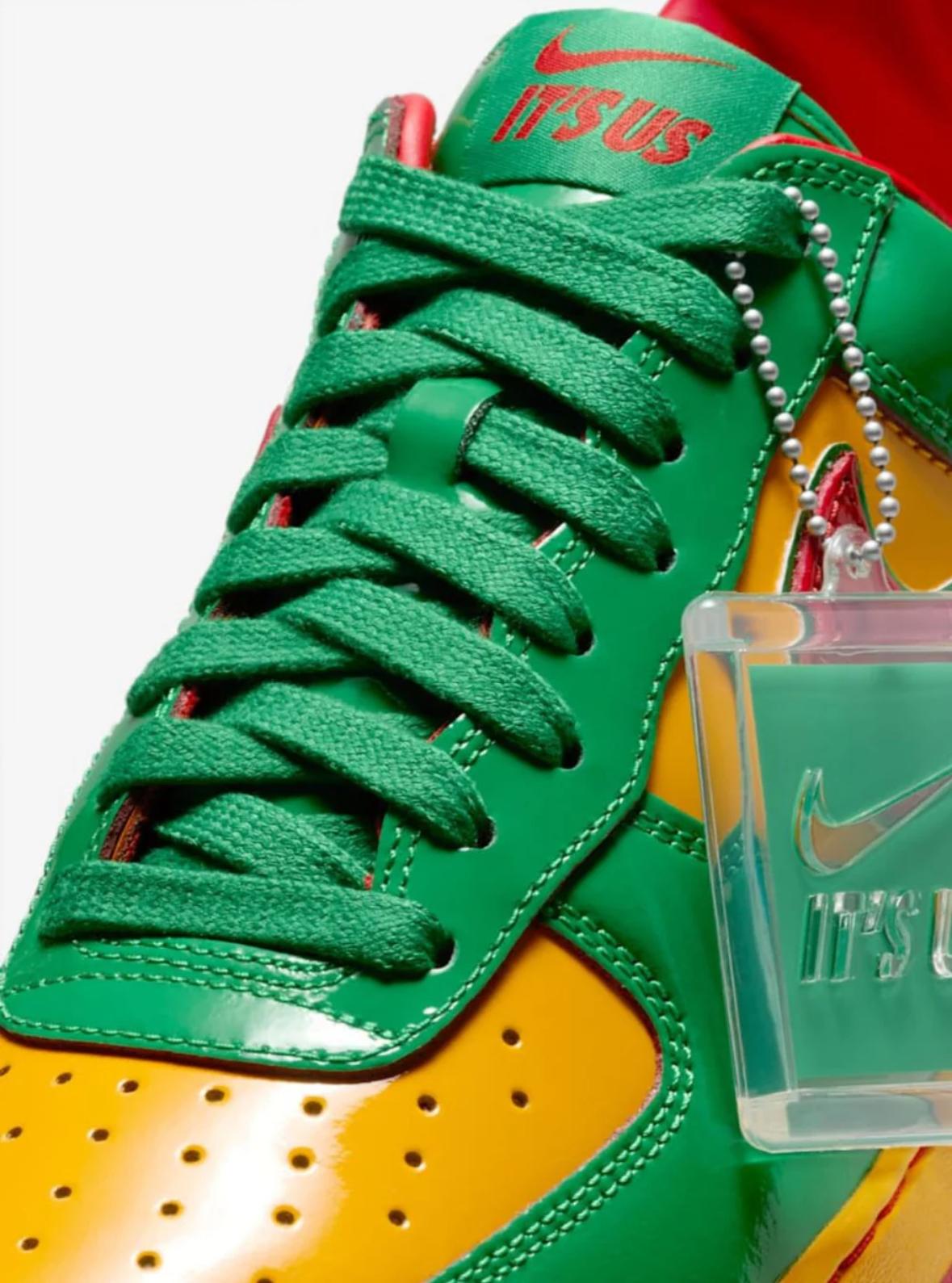 NIKE AIR FORCE 1 LOW LIL YACHTY CONCRETE BOYS LUCKY GREEN