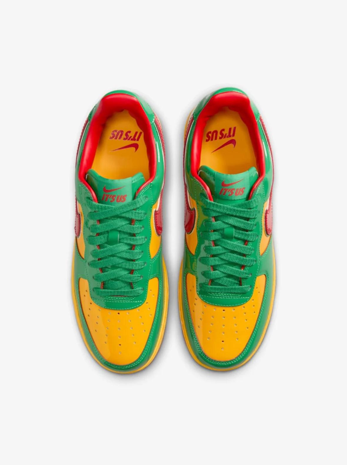 NIKE AIR FORCE 1 LOW LIL YACHTY CONCRETE BOYS LUCKY GREEN