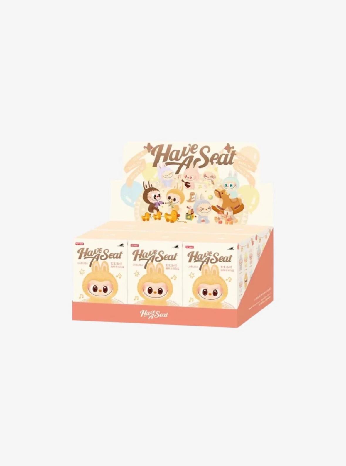 POP MART LABUBU THE MONSTERS HAVE A SEAT VINYL PLUSH (1 Blind Box)