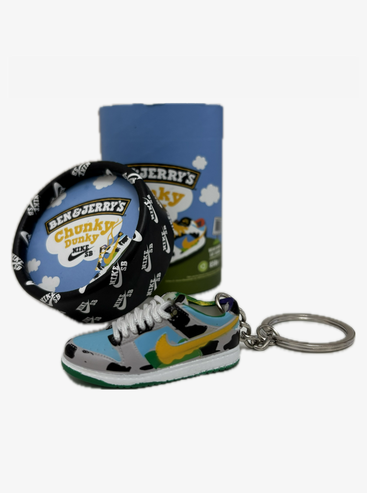 PORTACHIAVI SNEAKERS NIKE DUNK SB BEN & JERRY'S