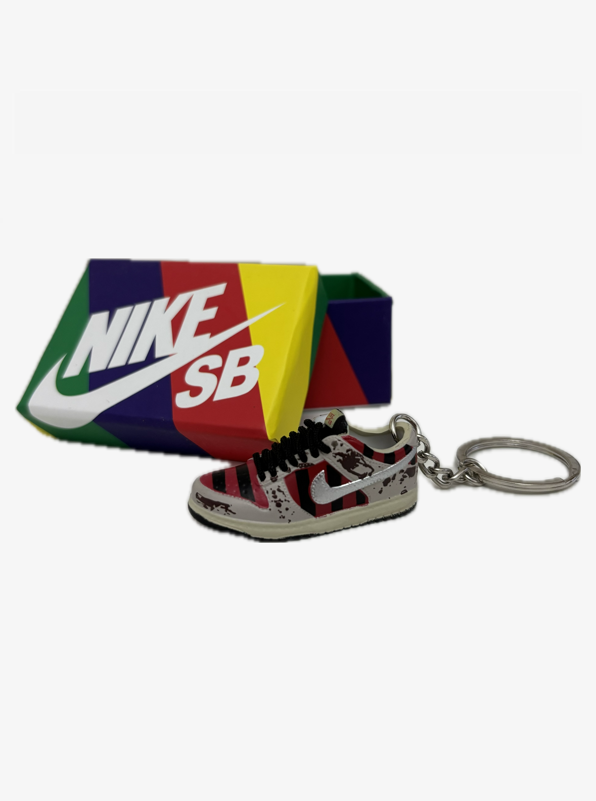 PORTACHIAVI SNEAKERS NIKE DUNK SB FREDDY KRUEGER