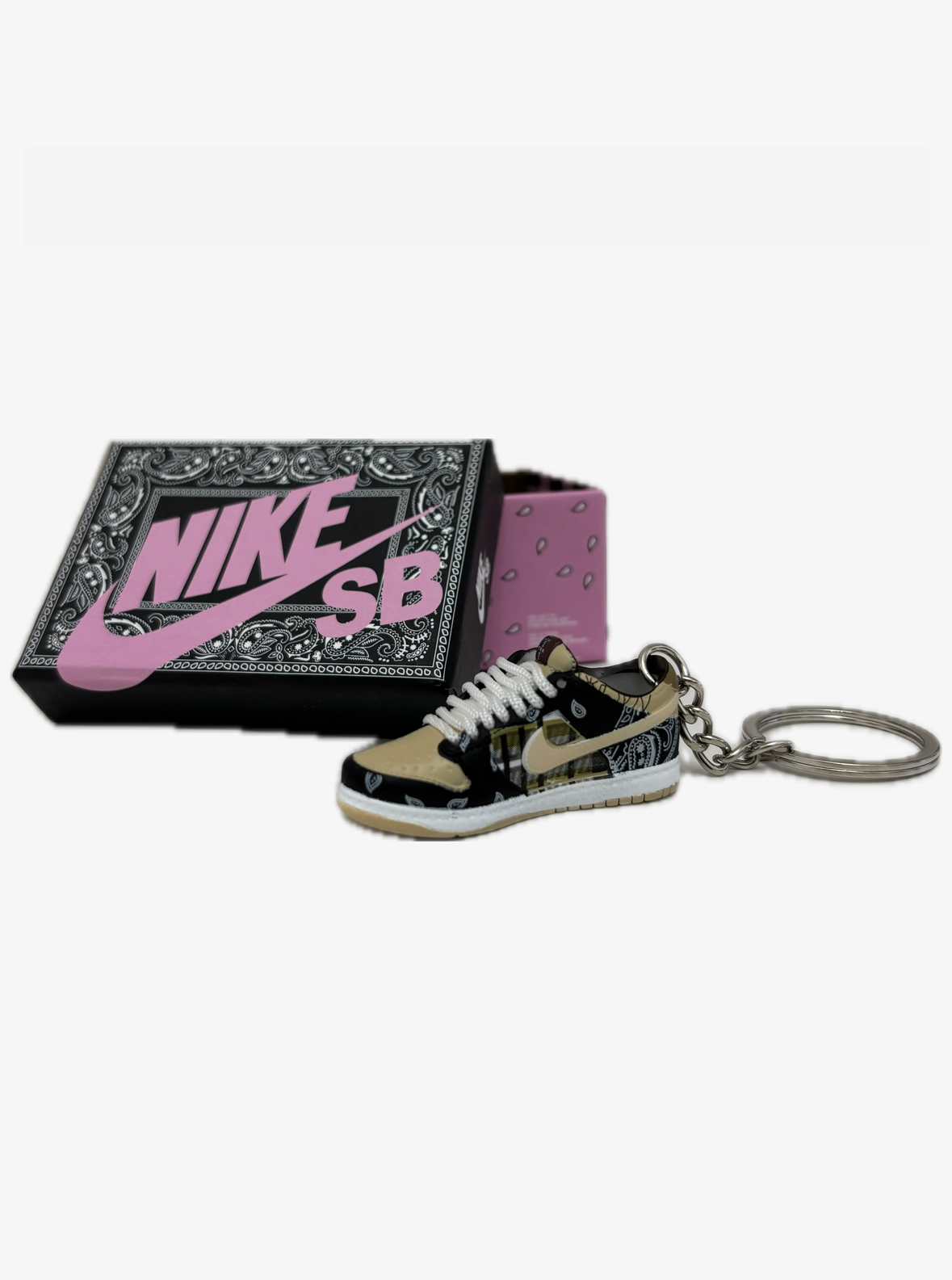 PORTACHIAVI SNEAKERS NIKE DUNK SB TRAVIS SCOTT BANDANA