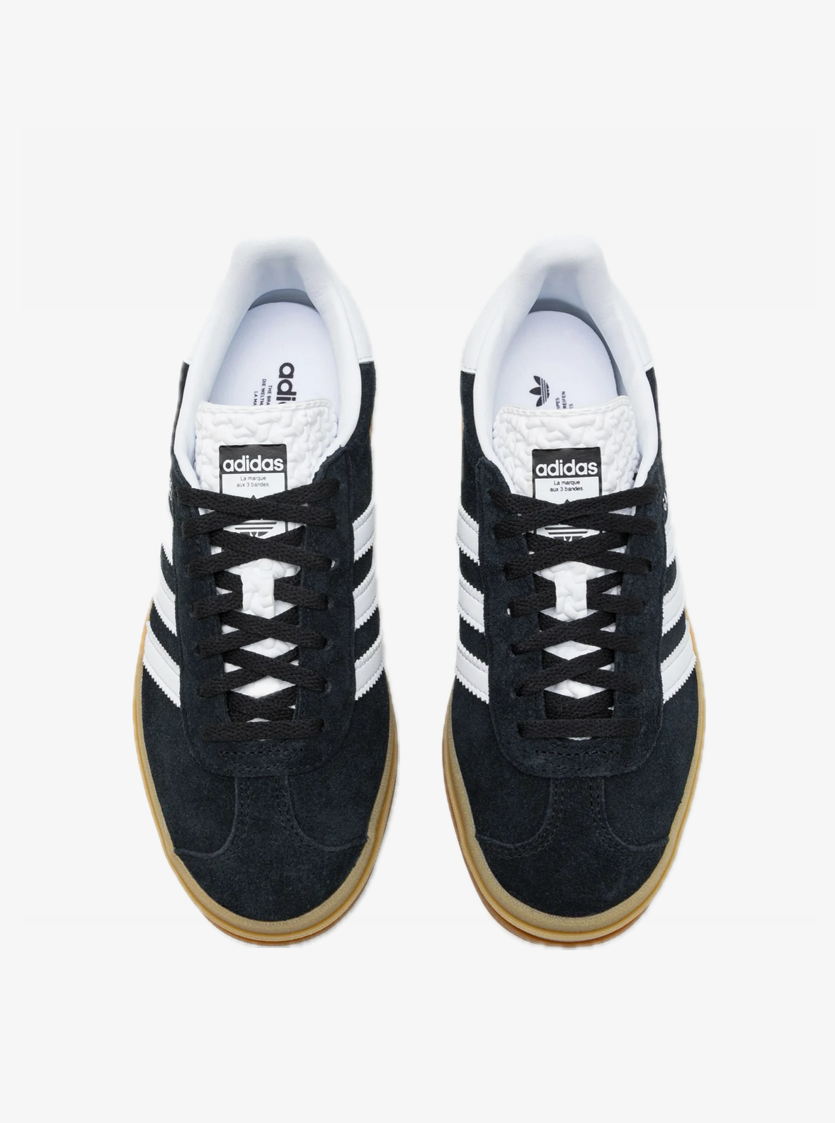 ADIDAS GAZELLE BOLD BLACK GUM