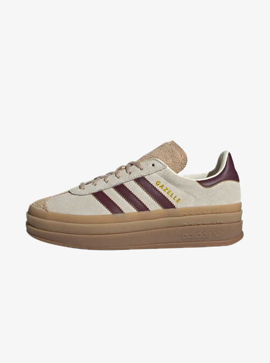 ADIDAS GAZELLE BOLD CREAM WHITE BROWN
