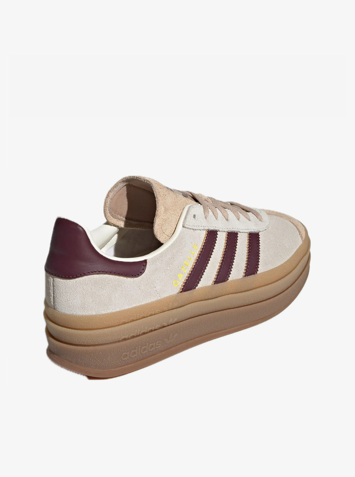 ADIDAS GAZELLE BOLD CREAM WHITE BROWN
