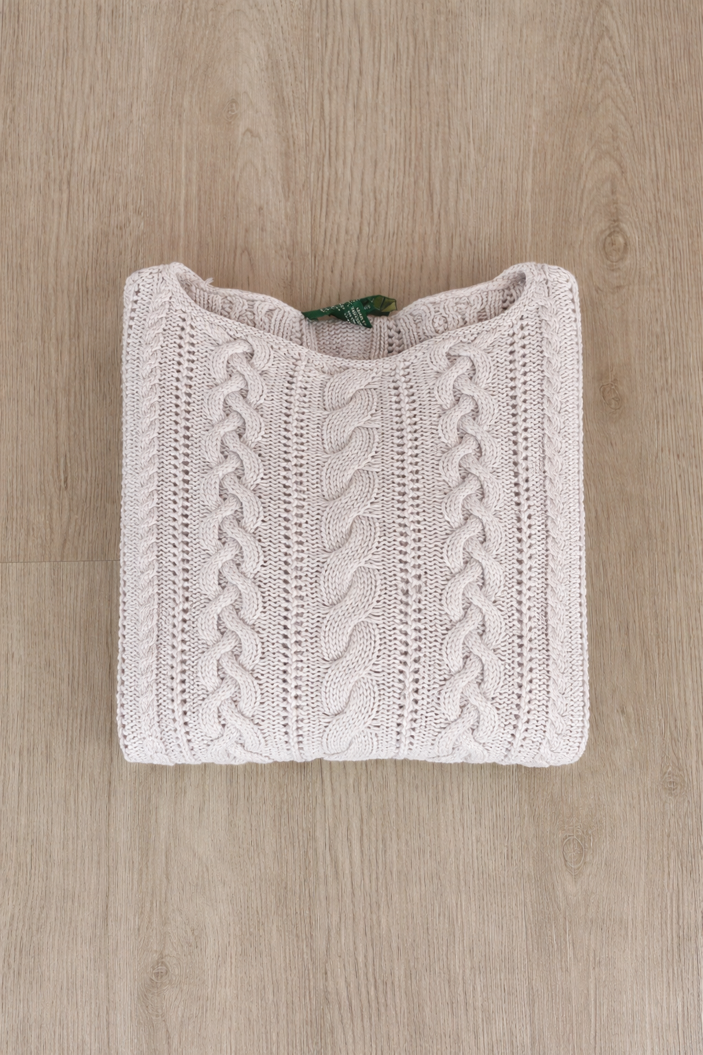 MAGLIONE LAUREN RALPH LAUREN LILLA CHIARO A TRECCE