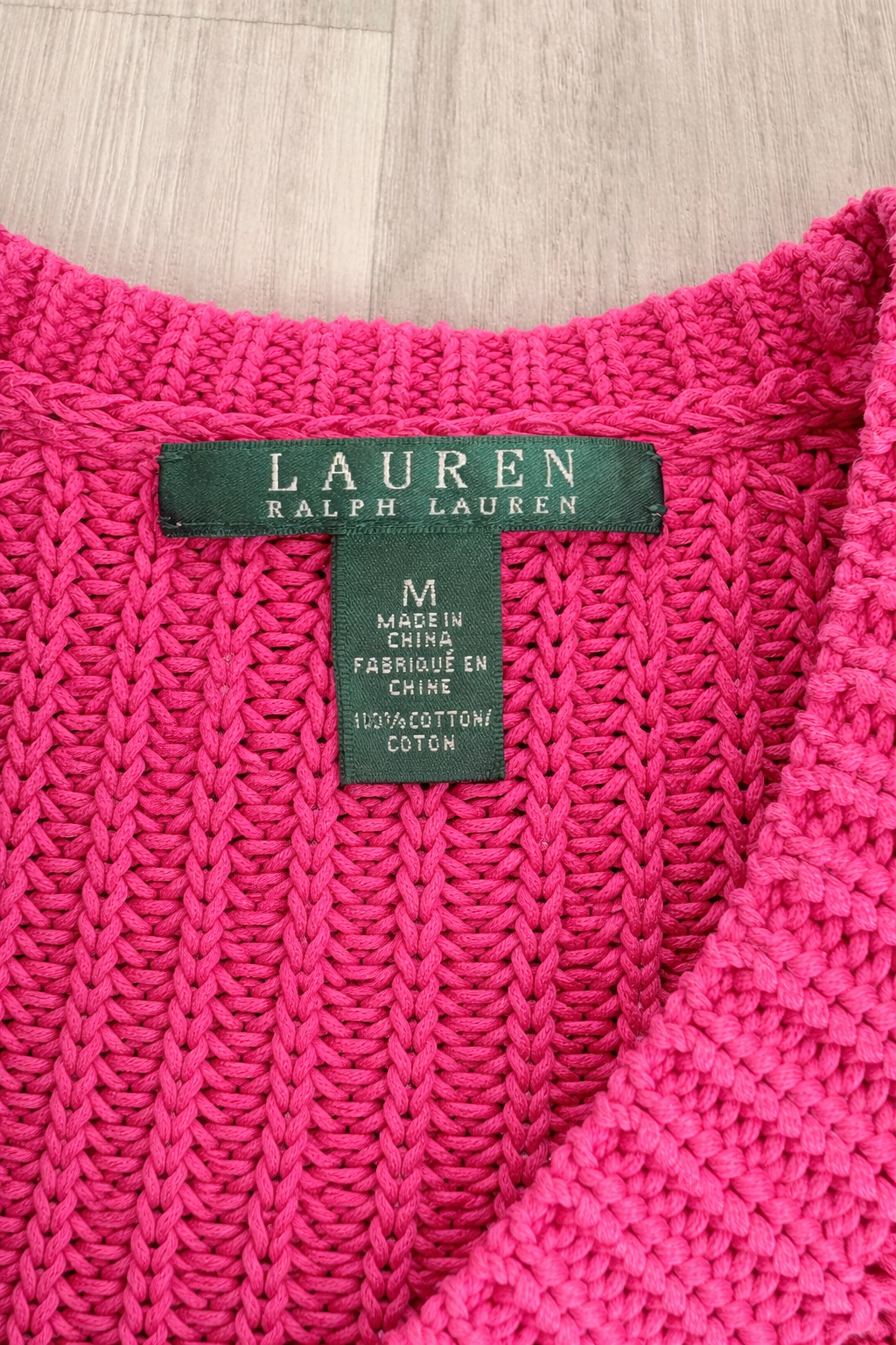 MAGLIONE LAUREN RALPH LAUREN FUCSIA A COSTE