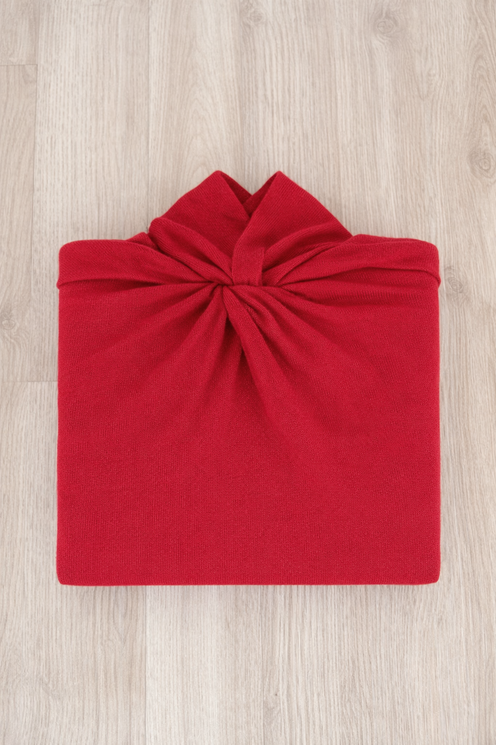 ABITO LAUREN RALPH LAUREN ROSSO CON DRAPPEGGIO E FIOCCO