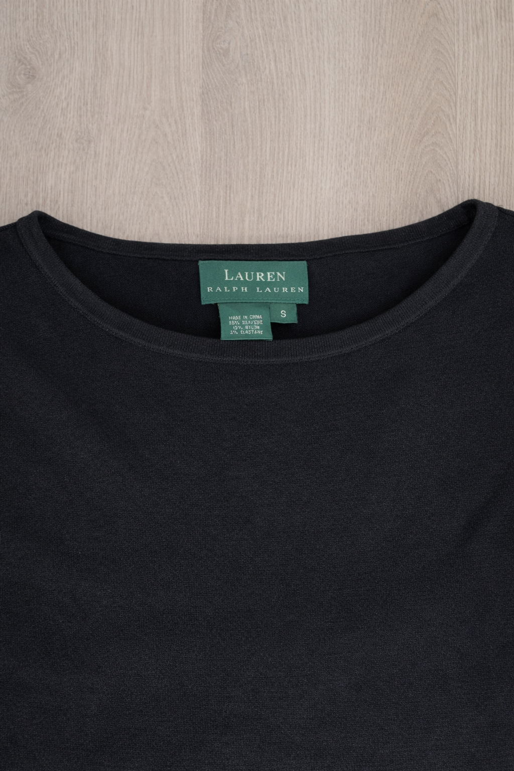 MAGLIONE LAUREN RALPH LAUREN NERO MINIMAL