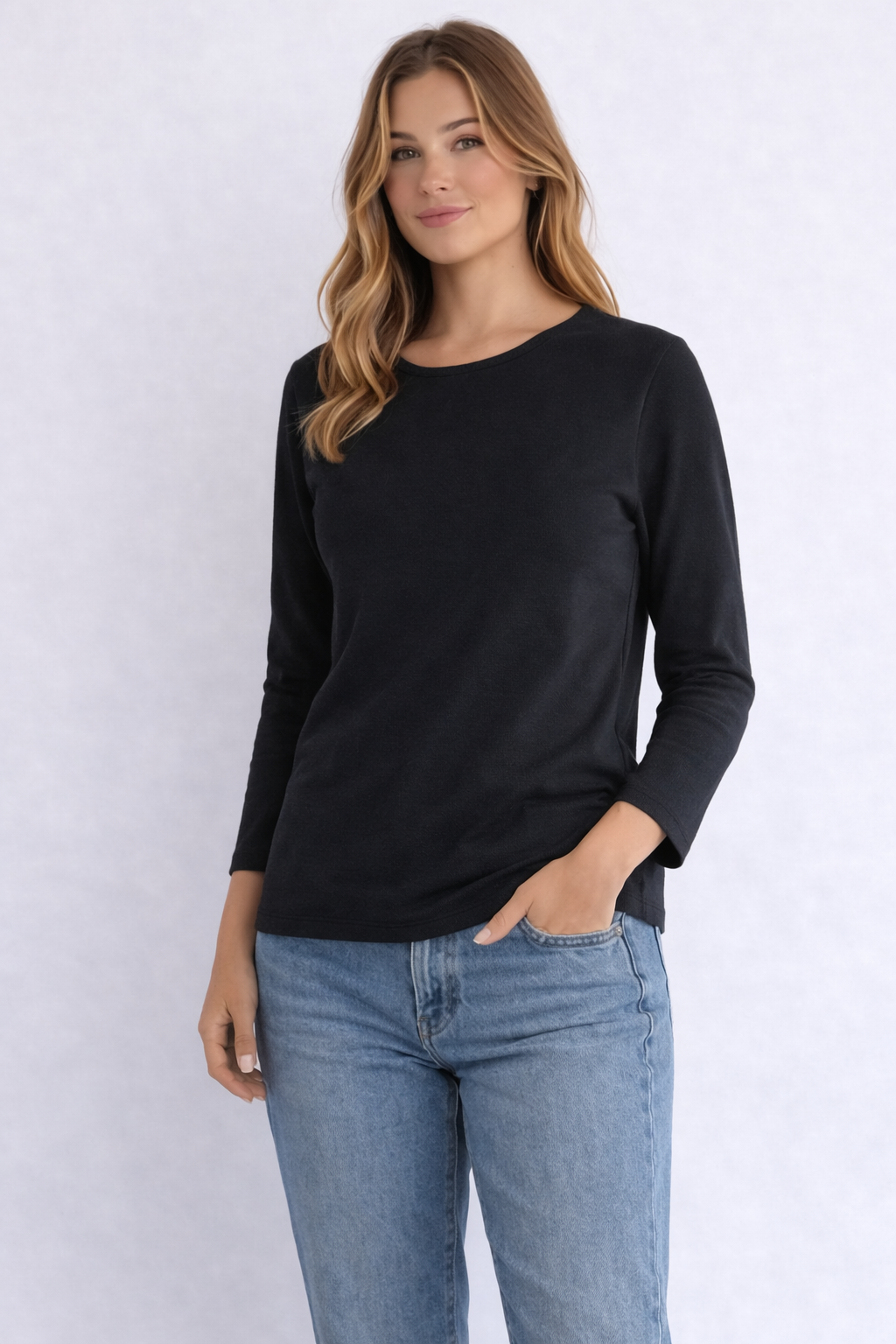 MAGLIONE LAUREN RALPH LAUREN NERO MINIMAL