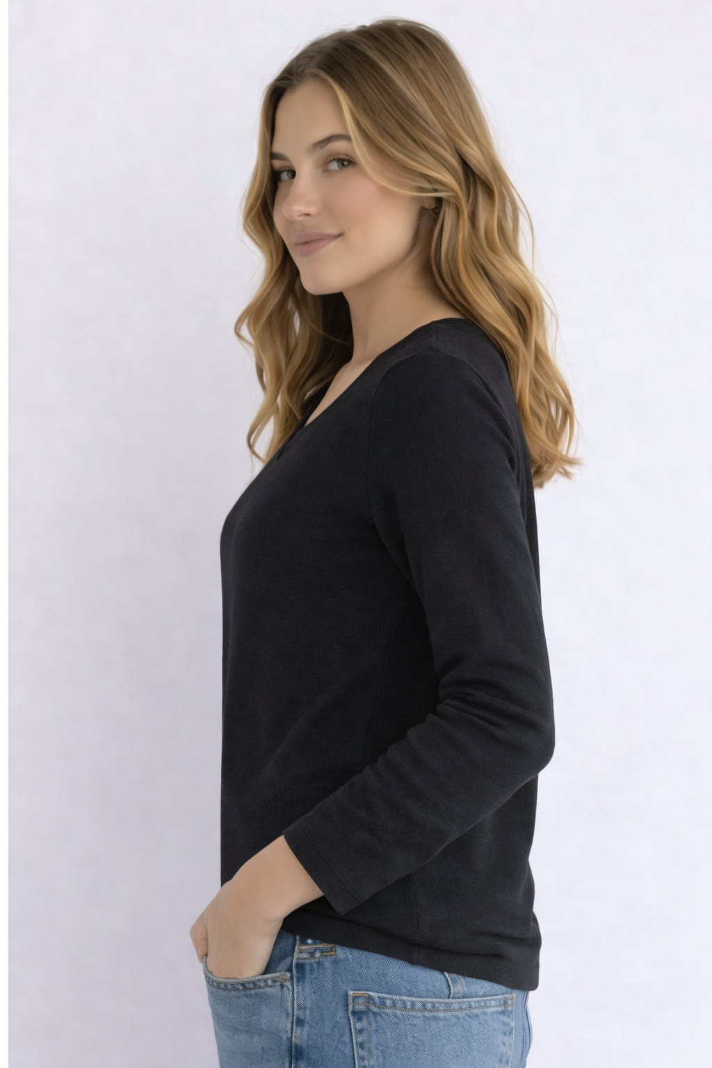 MAGLIONE LAUREN RALPH LAUREN NERO MINIMAL