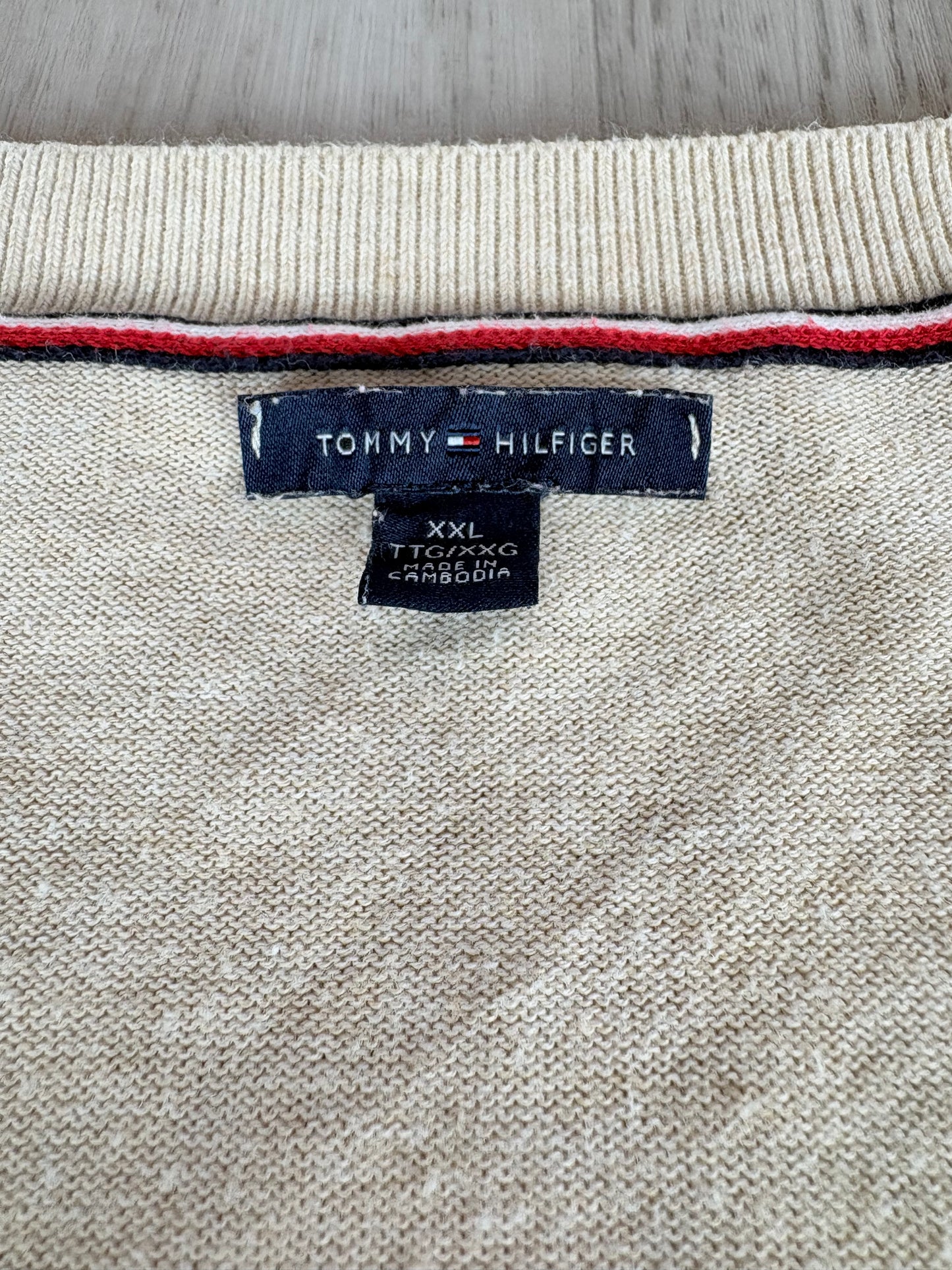 MAGLIONE TOMMY HILFIGER PANNA CON LAVORAZIONE TRAFORATA