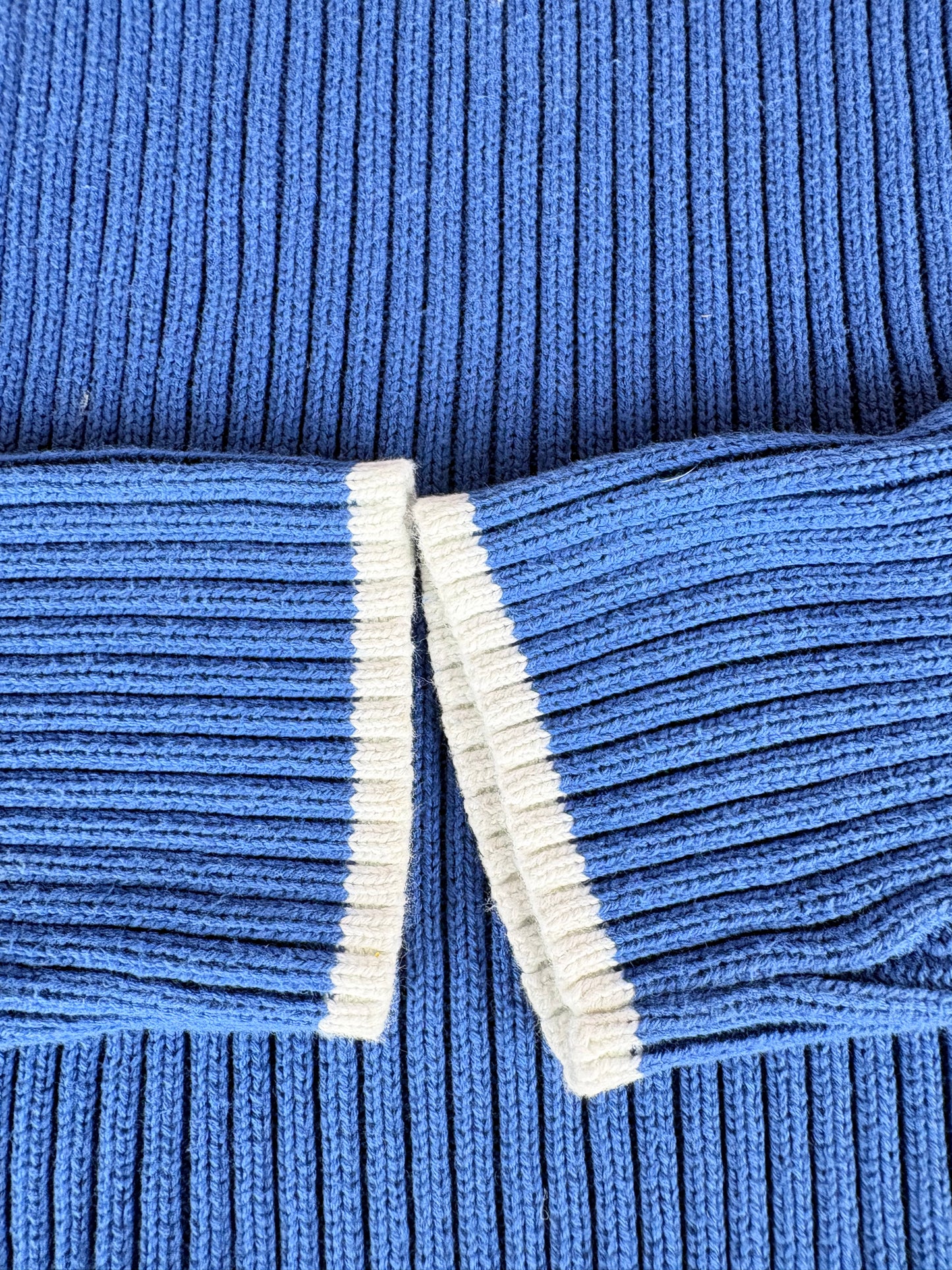 MAGLIONCINO TOMMY HILFIGER BLU A COSTE CON COLLO ALTO