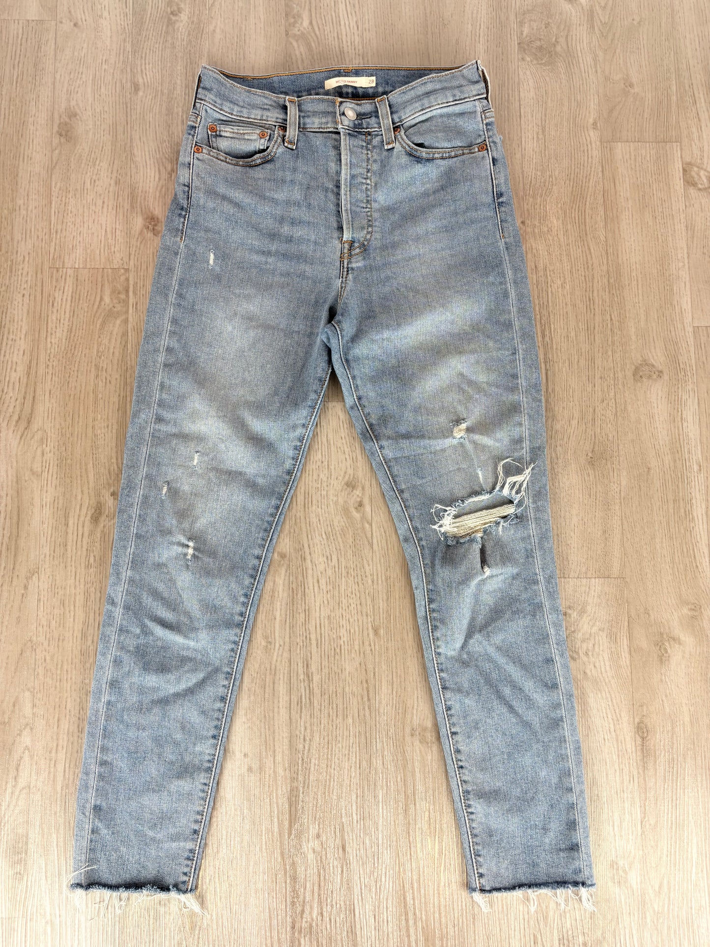LEVI’S WEEKEND SKINNY JEANS DENIM CHIARO W27