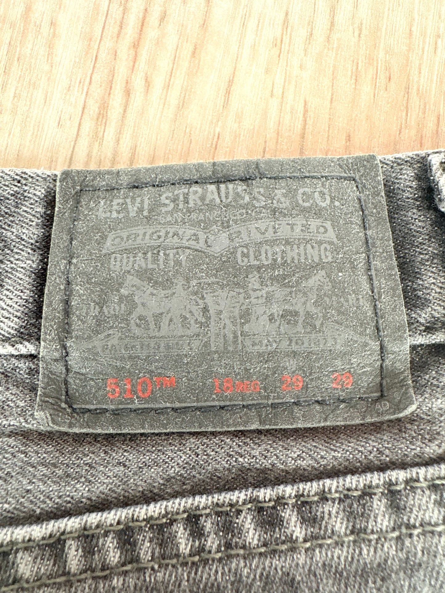 LEVI’S 510 SUPER SKINNY JEANS GRIGIO W29 L30
