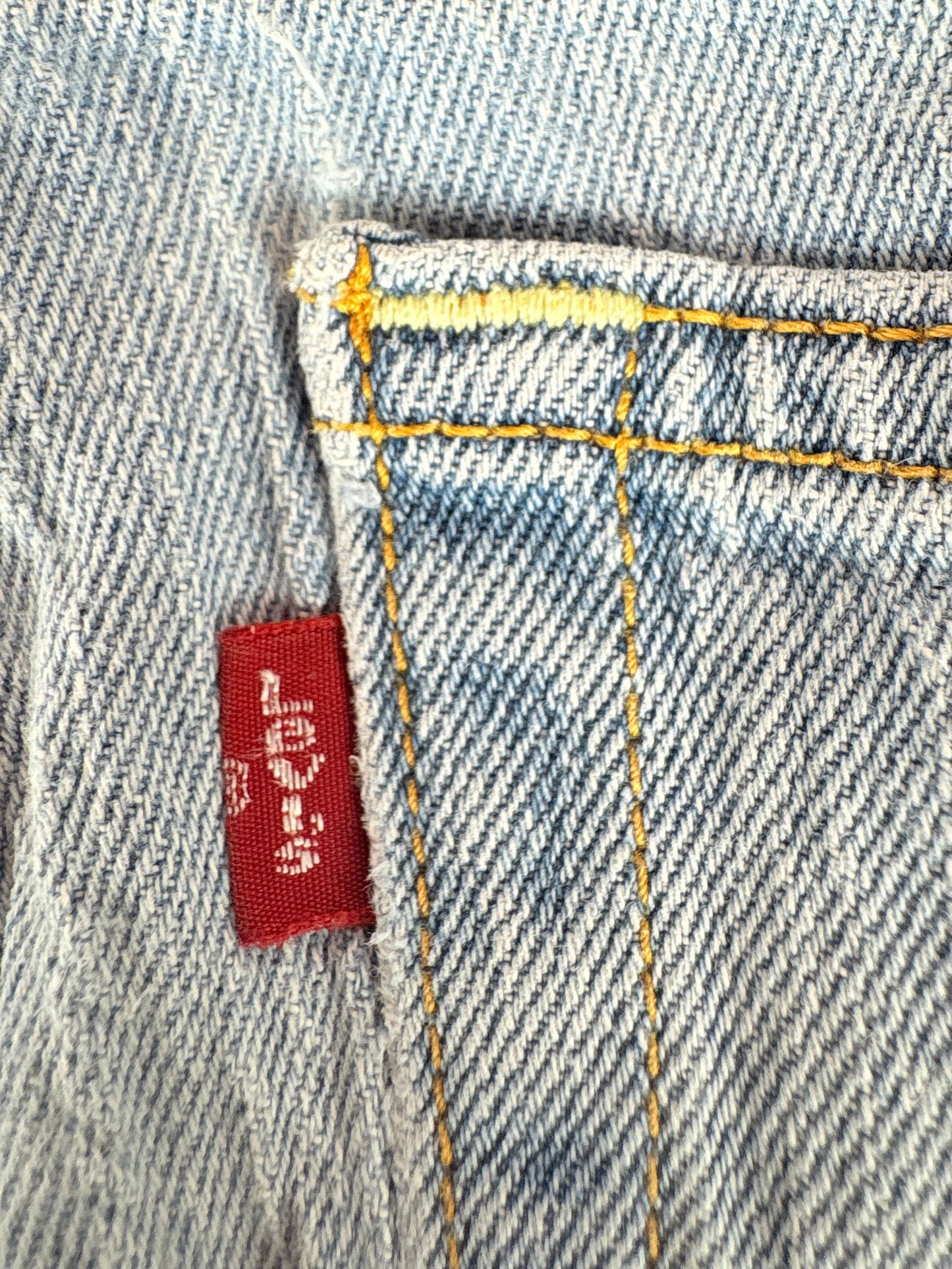 LEVI'S SUPERLOW BOOTCUT JEANS DENIM CHIARO