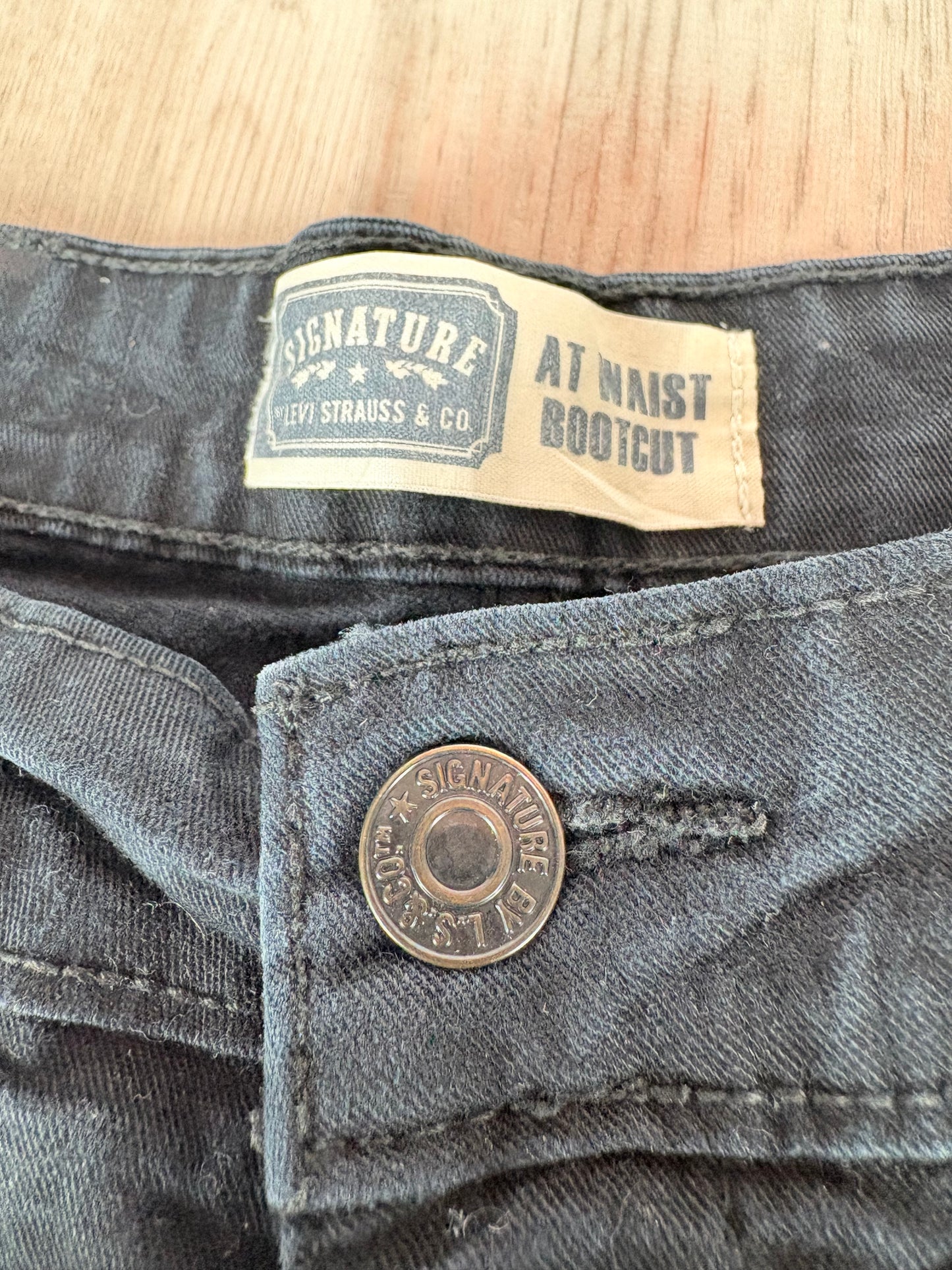 JEANS LEVI’S SIGNATURE AT WAIST BOOTCUT NERO