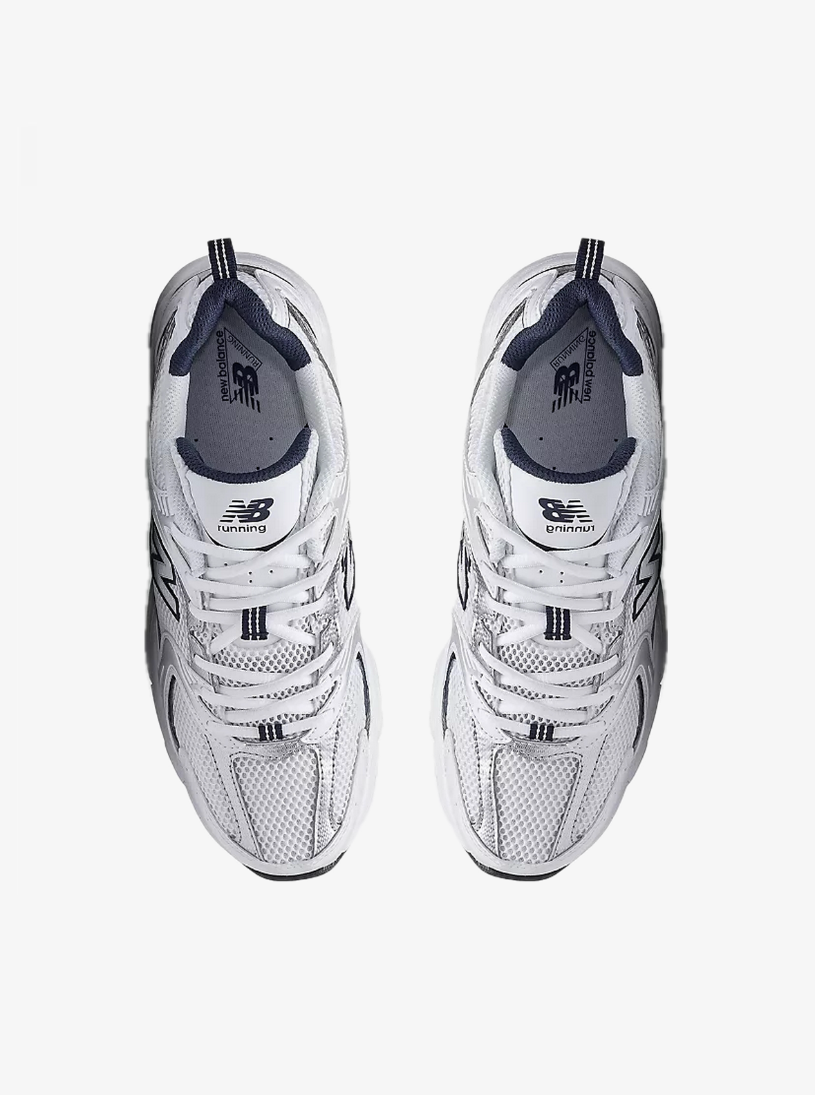 NEW BALANCE 530 WHITE SILVER NAVY BLUE