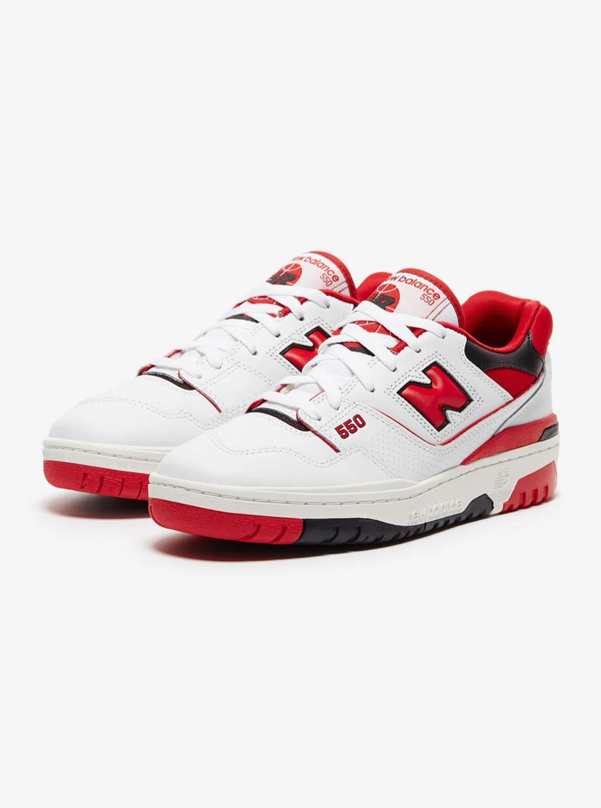 NEW BALANCE 550 WHITE RED