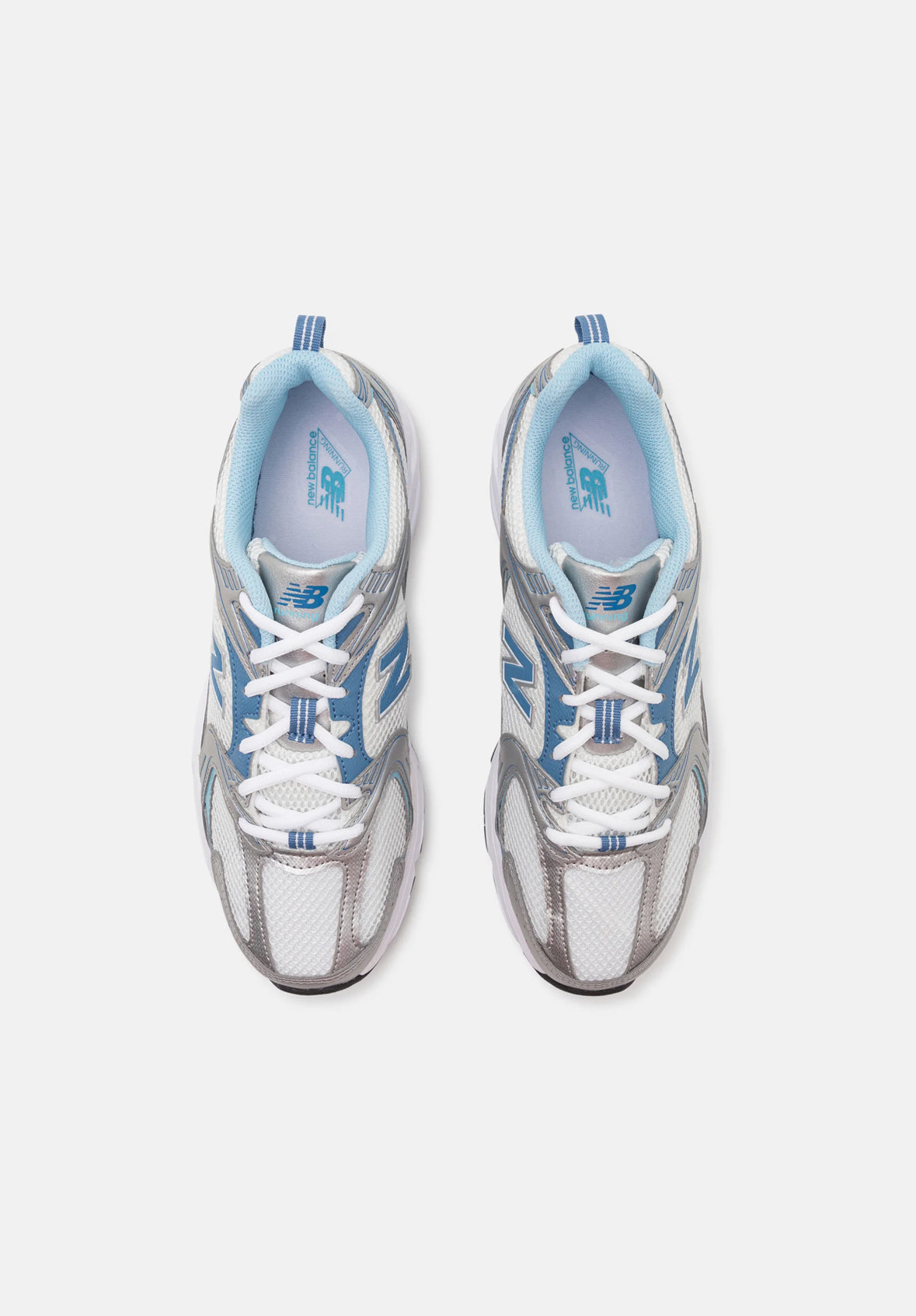 NEW BALANCE 530 METALLIC SILVER HERON BLUE