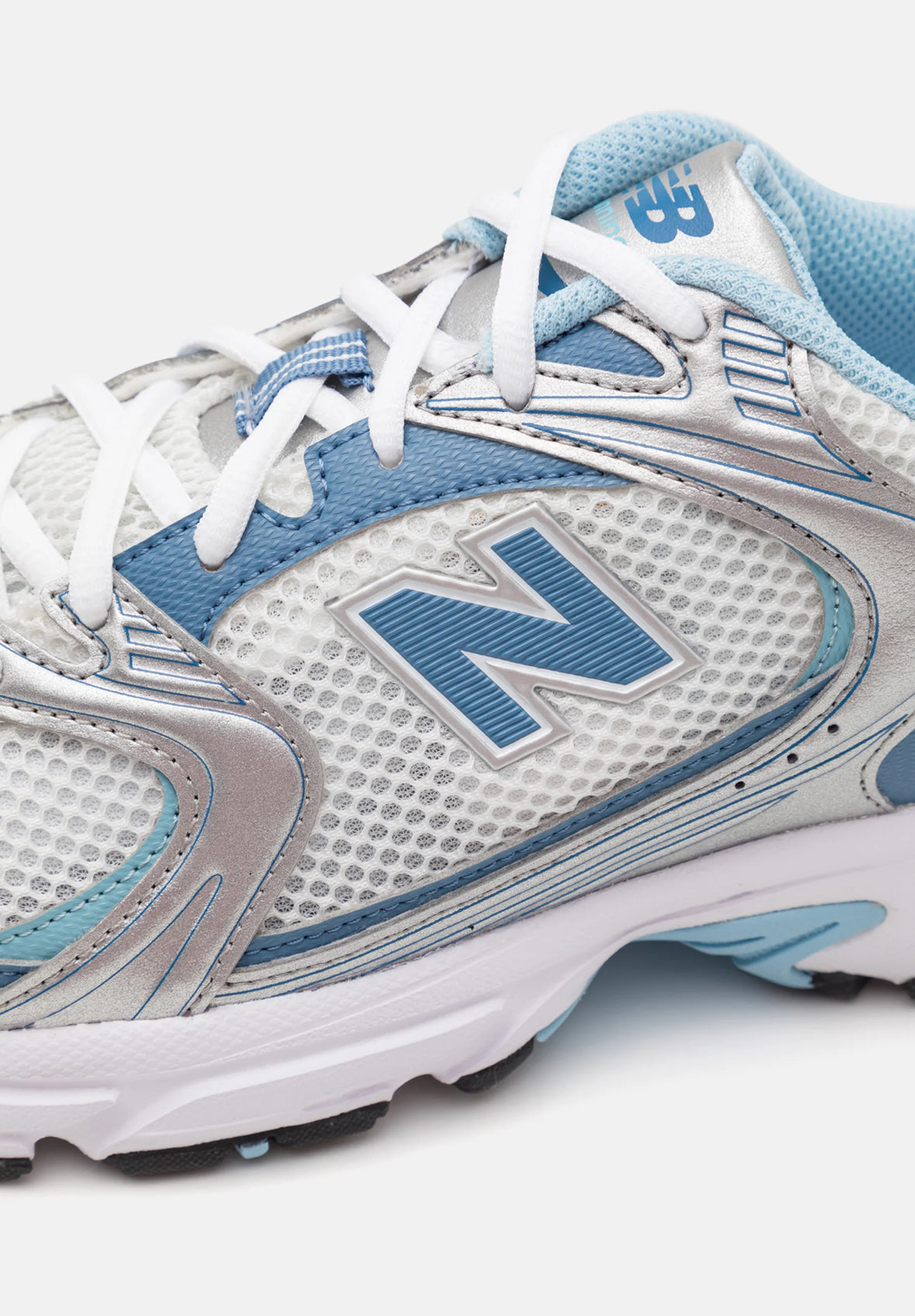 NEW BALANCE 530 METALLIC SILVER HERON BLUE