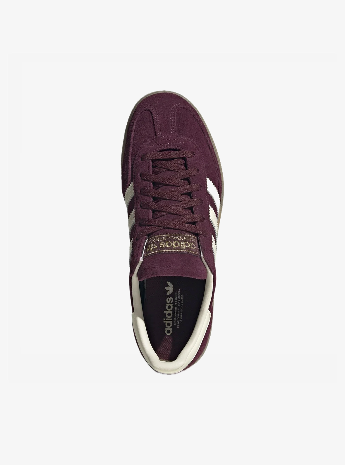 ADIDAS HANDBALL SPEZIAL MAROON WHITE GOLD METALLIC