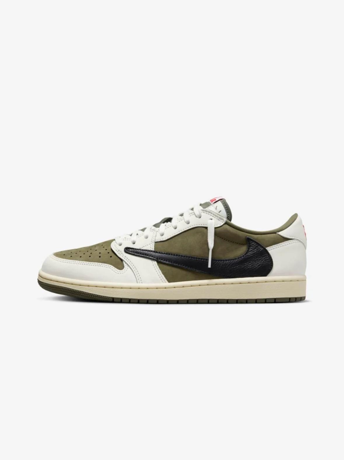 AIR JORDAN 1 RETRO LOW OG SP TRAVIS SCOTT "MEDIUM OLIVE"