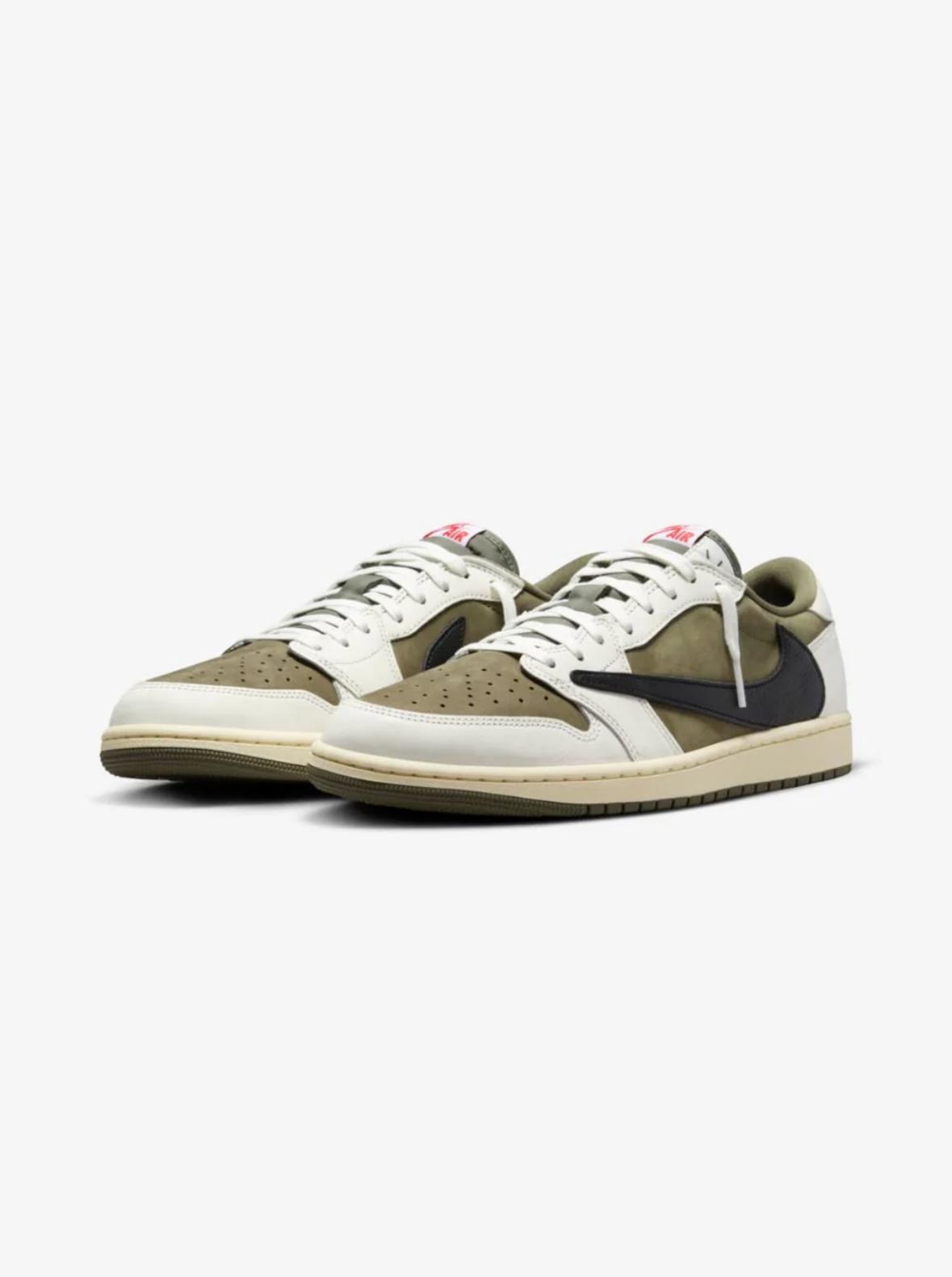 AIR JORDAN 1 RETRO LOW OG SP TRAVIS SCOTT "MEDIUM OLIVE"