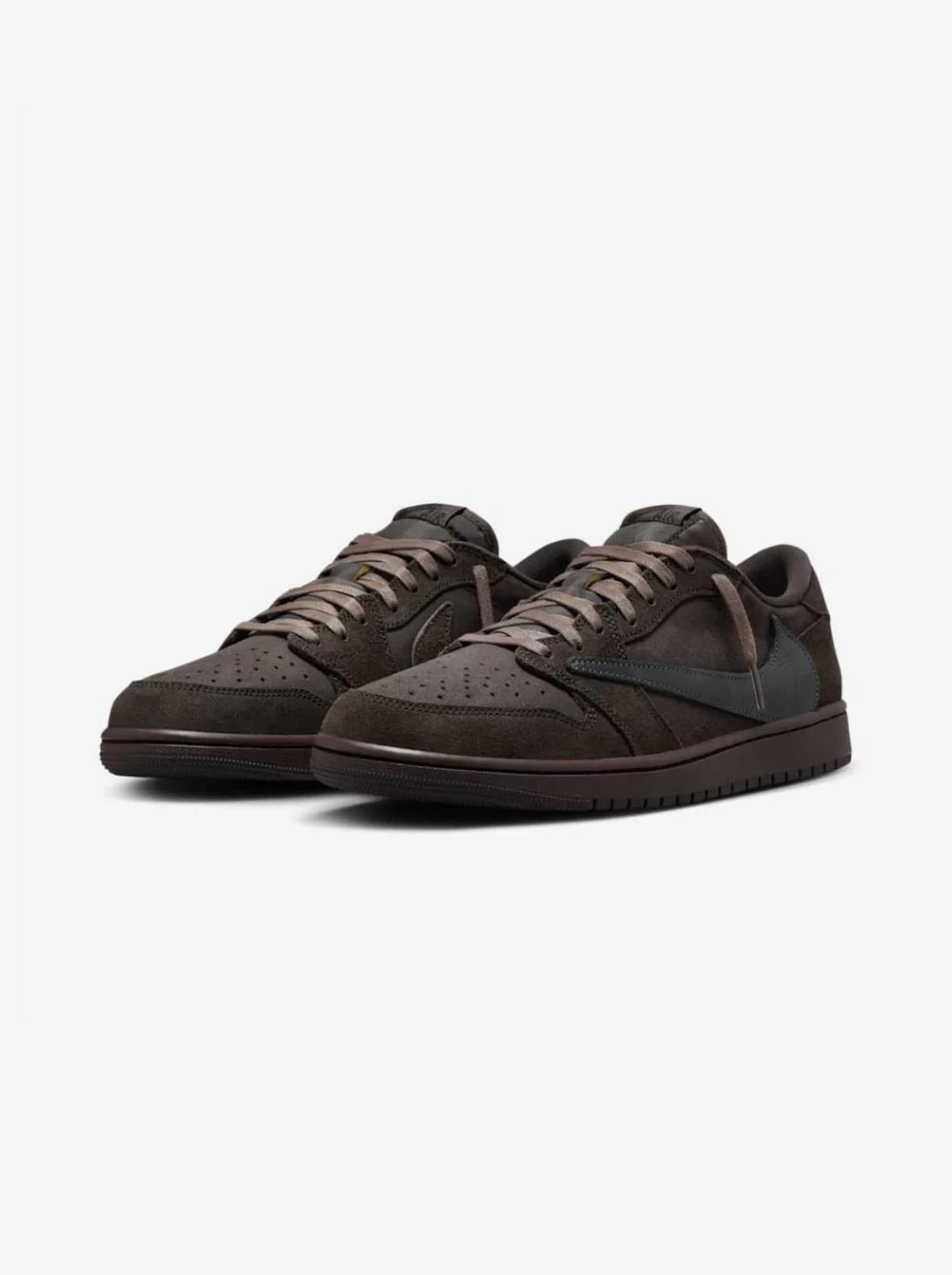 AIR JORDAN 1 RETRO LOW OG SP TRAVIS SCOTT VELVET BROWN