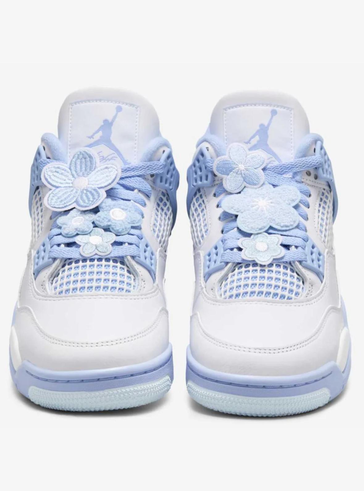 AIR JORDAN 4 RETRO ALUMINIUM FORGET ME NOT