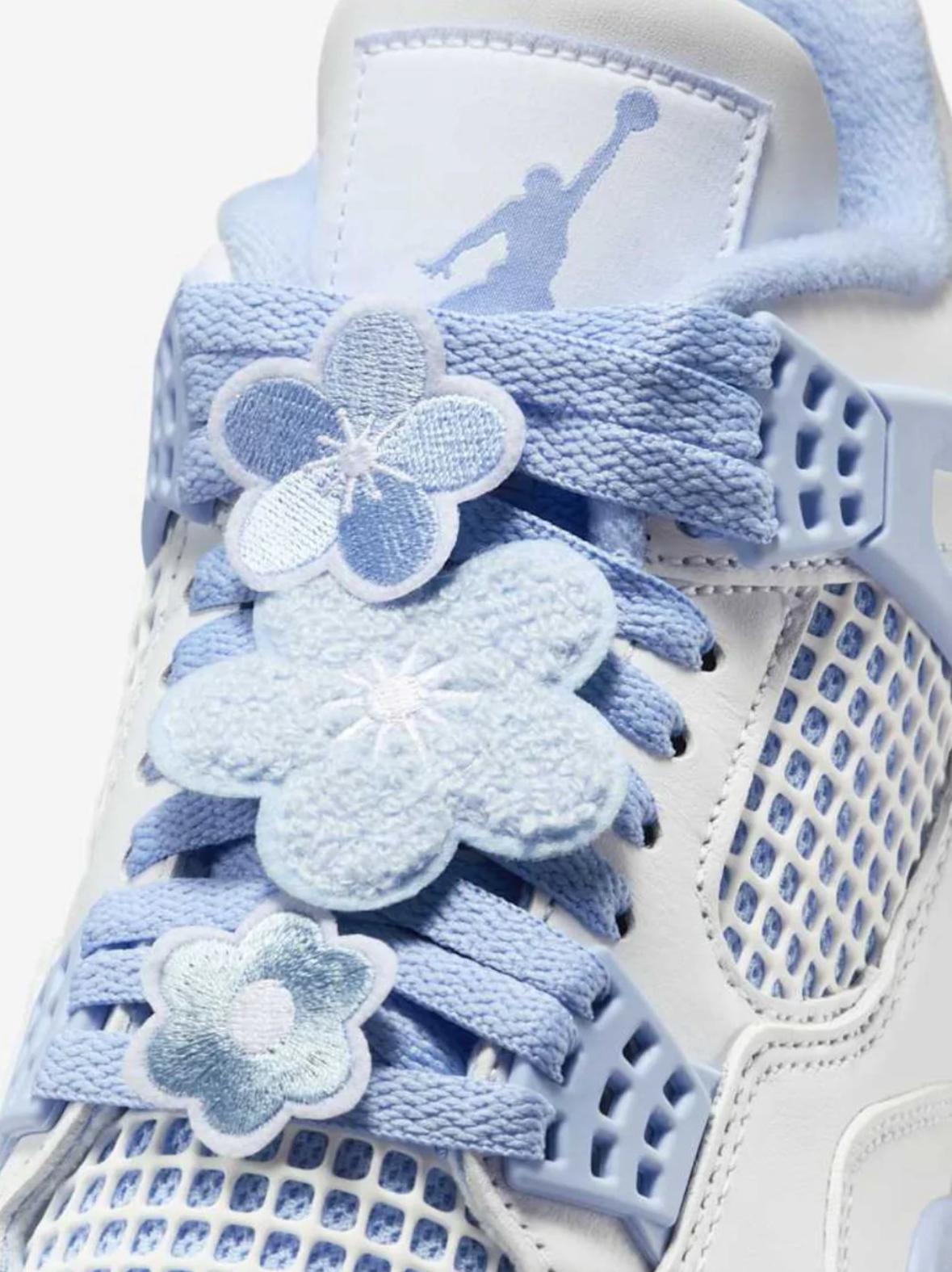 AIR JORDAN 4 RETRO ALUMINIUM FORGET ME NOT