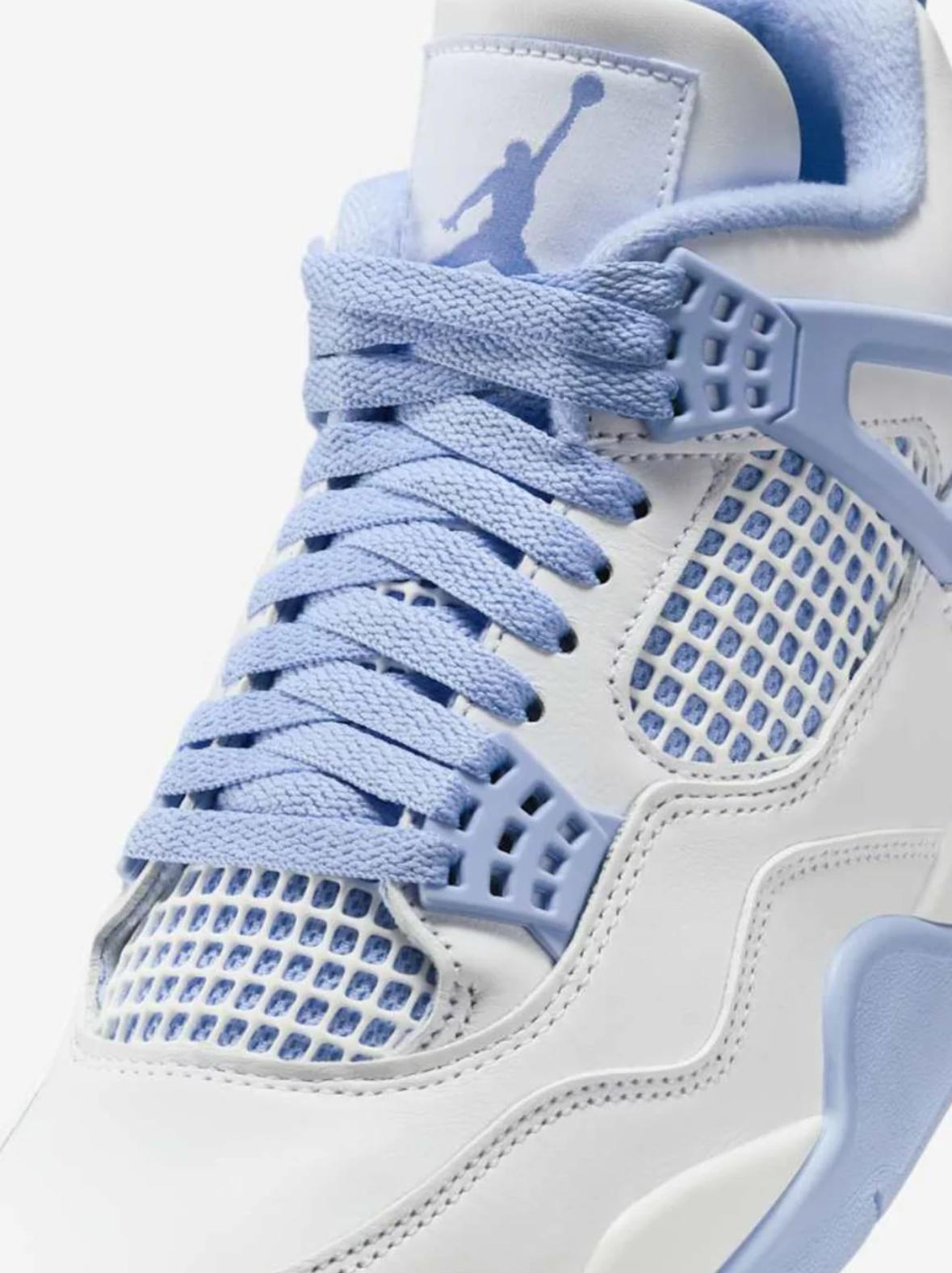 AIR JORDAN 4 RETRO ALUMINIUM FORGET ME NOT