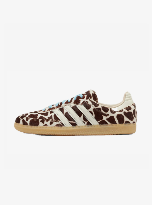 ADIDAS SAMBA OG COW PRINT CRYSTAL LINEN